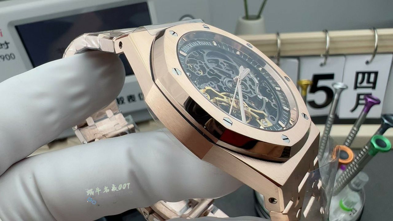 THB Audemars Piguet Royal Oak   replica imitation  watch 15407OR.OO.1220OR.01 watches  / AP313