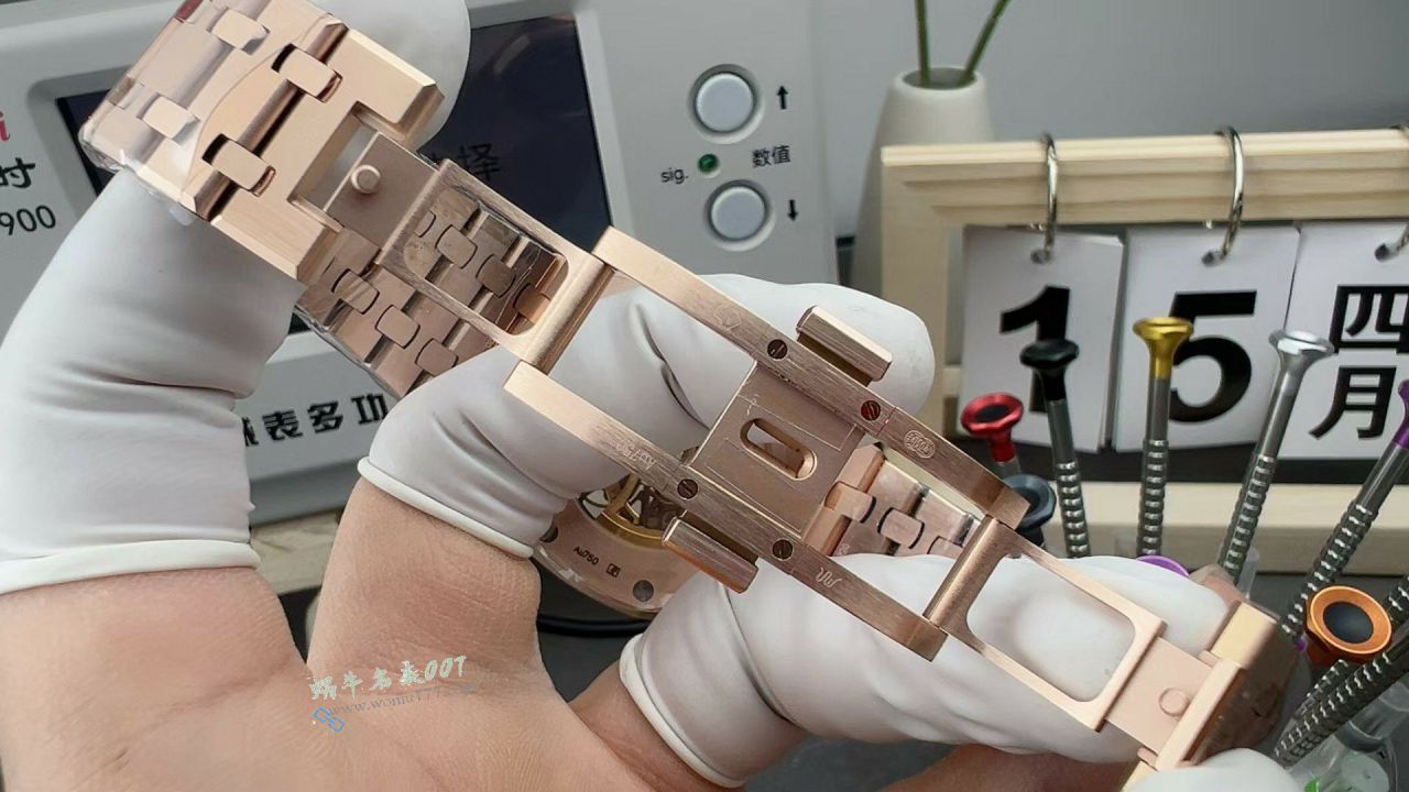 THB Audemars Piguet Royal Oak   replica imitation  watch 15407OR.OO.1220OR.01 watches  / AP313