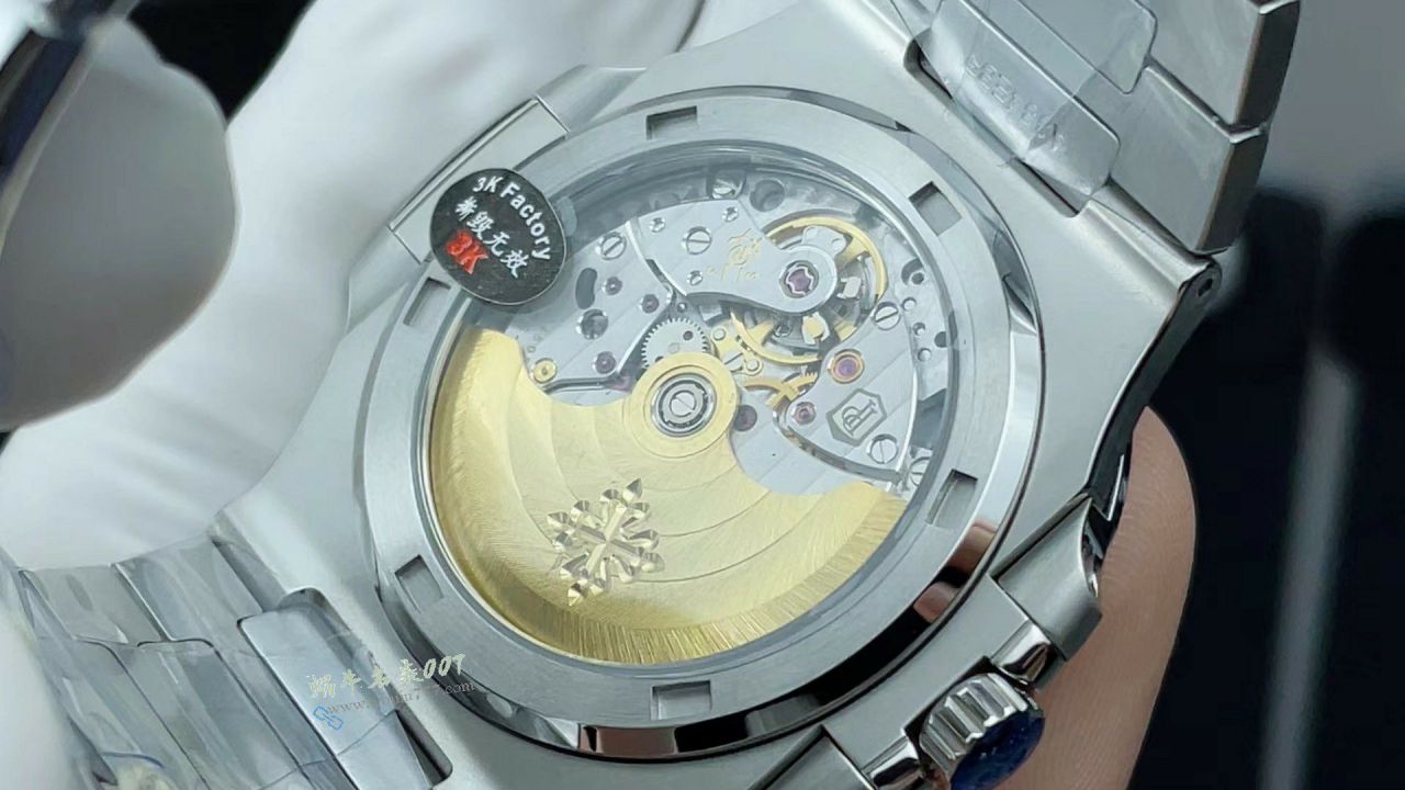 【 Video review 】3K Customized movement Patek Philippe Green  Nautilus 100% imitation  replica 5711/1A-014 watch / BD386