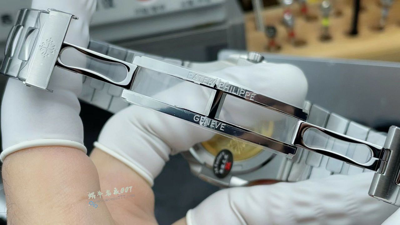 【 Video review 】3K Customized movement Patek Philippe Green  Nautilus 100% imitation  replica 5711/1A-014 watch / BD386