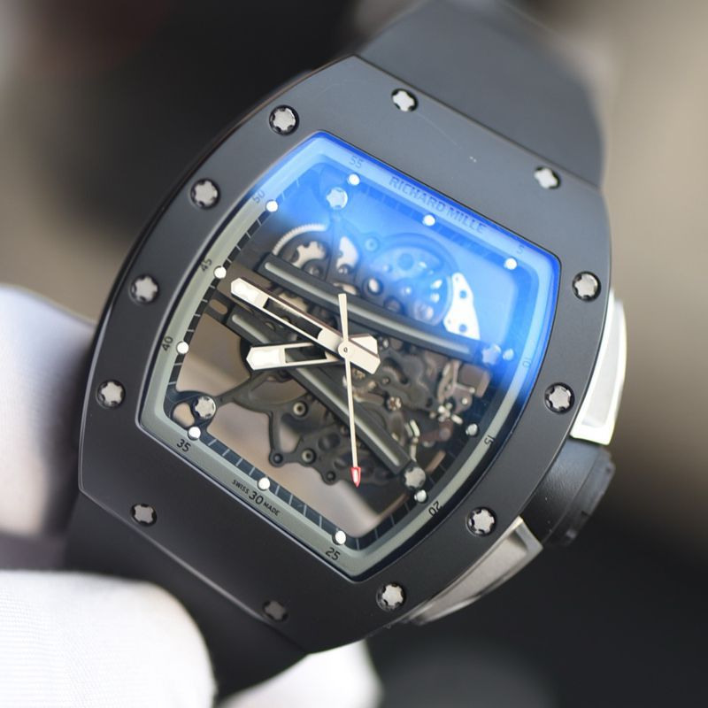   RICHARD MILLE  super  replica  watch VAUCHER movement RM 61-01 BLACK watches 