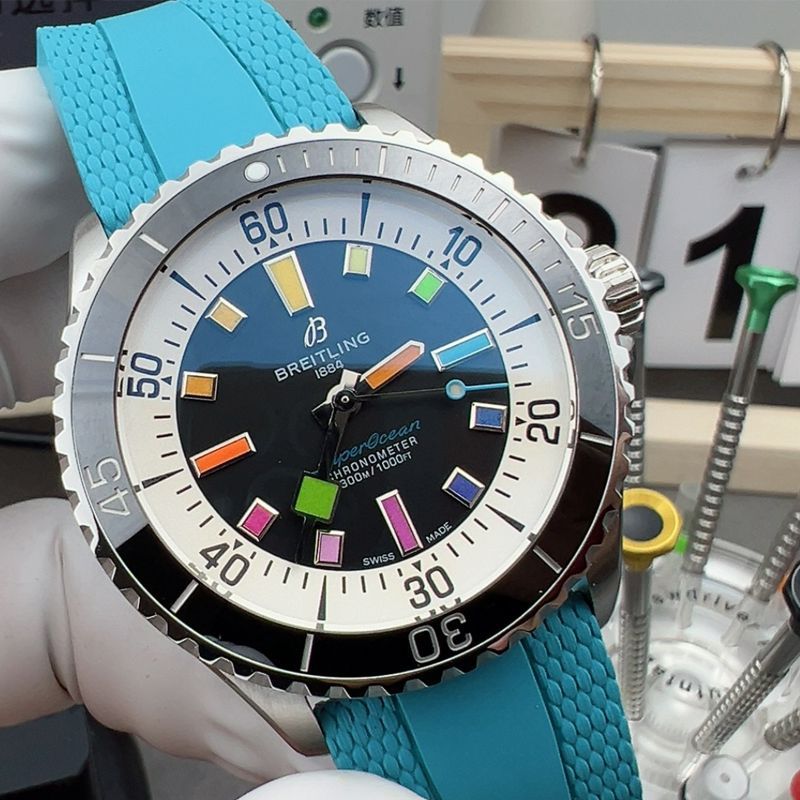 BLS Breitling Rainbow  super  ocean  series   imitation  watch websiteA17375211B2S1 watches 