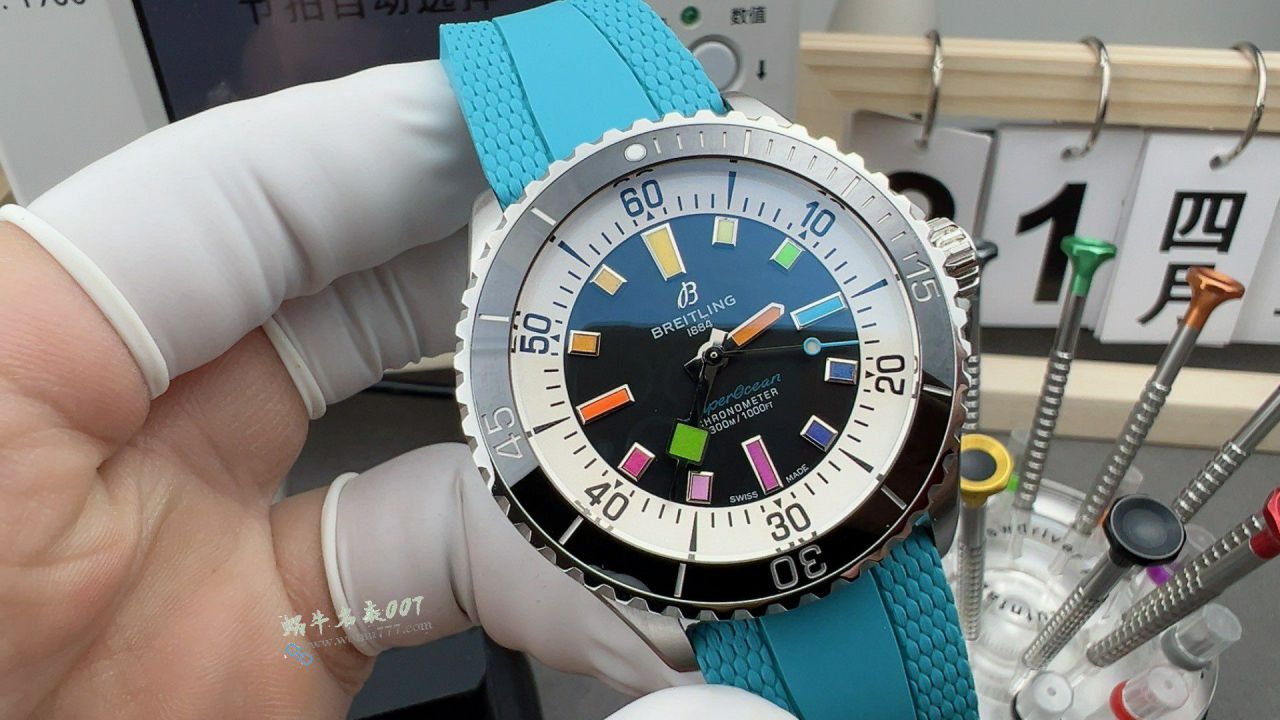 BLS Breitling Rainbow  super  ocean  replica  watchA17375211B2S3 watches  / BL213