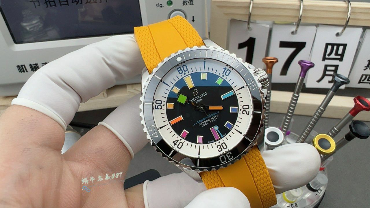 BLS Breitling Rainbow  super  ocean  series 100% replica  watch websiteA17375211B2S4 watches  / BL212