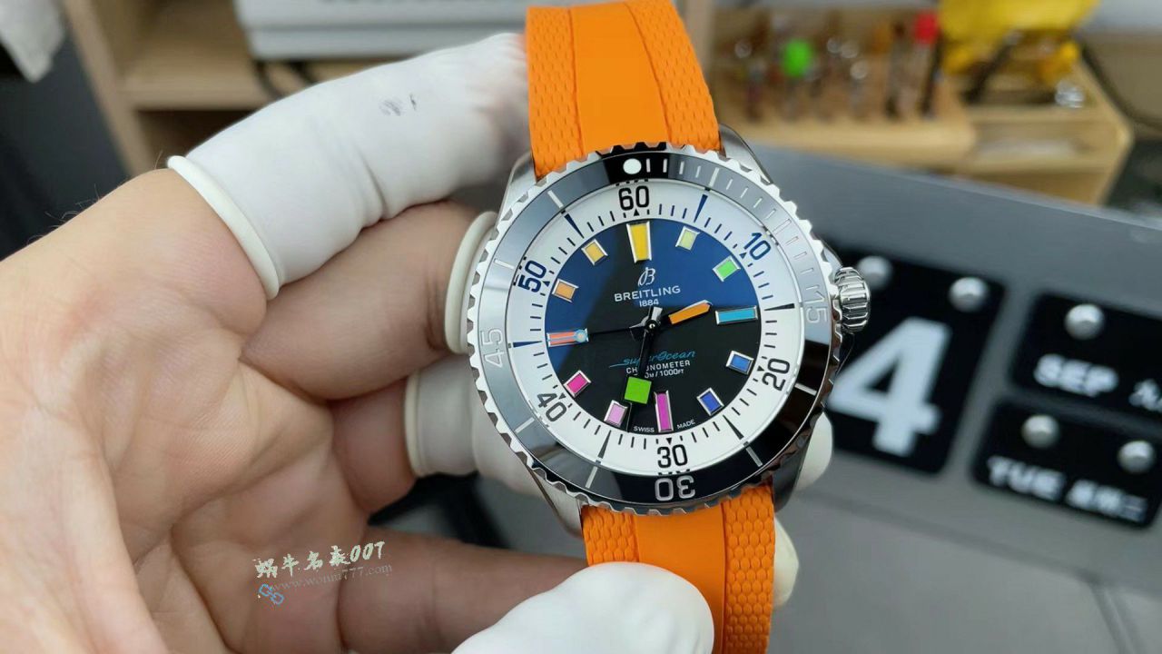 BLS Breitling Rainbow  super  ocean  replica  watchA17375211B2S3 watches  / BL213