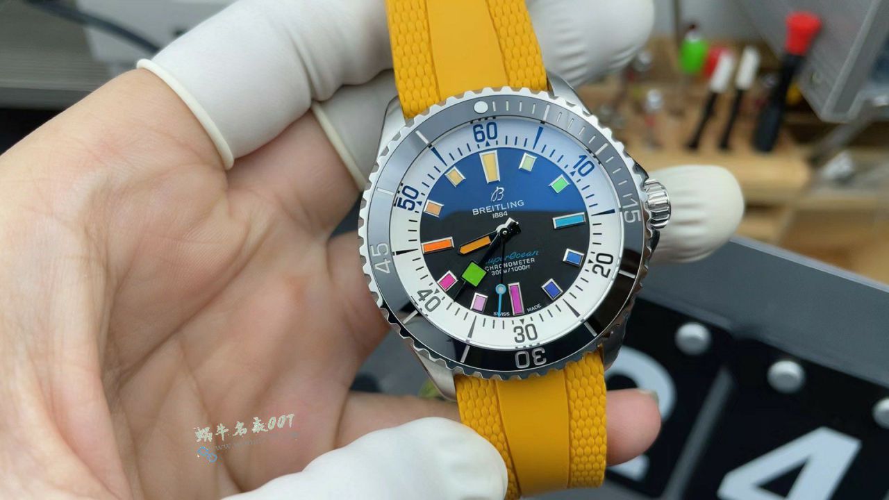 BLS Breitling Rainbow  super  ocean  series 100% replica  watch websiteA17375211B2S4 watches  / BL212