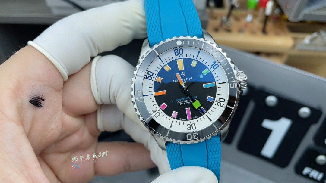 BLS Breitling Rainbow  super  ocean  replica  watchA17375211B2S3 watches  / BL213
