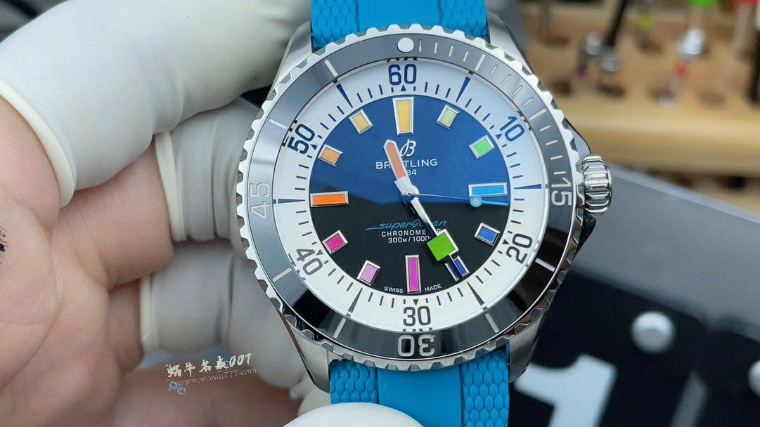 BLS Breitling Rainbow  super  ocean  replica  watchA17375211B2S3 watches  / BL213