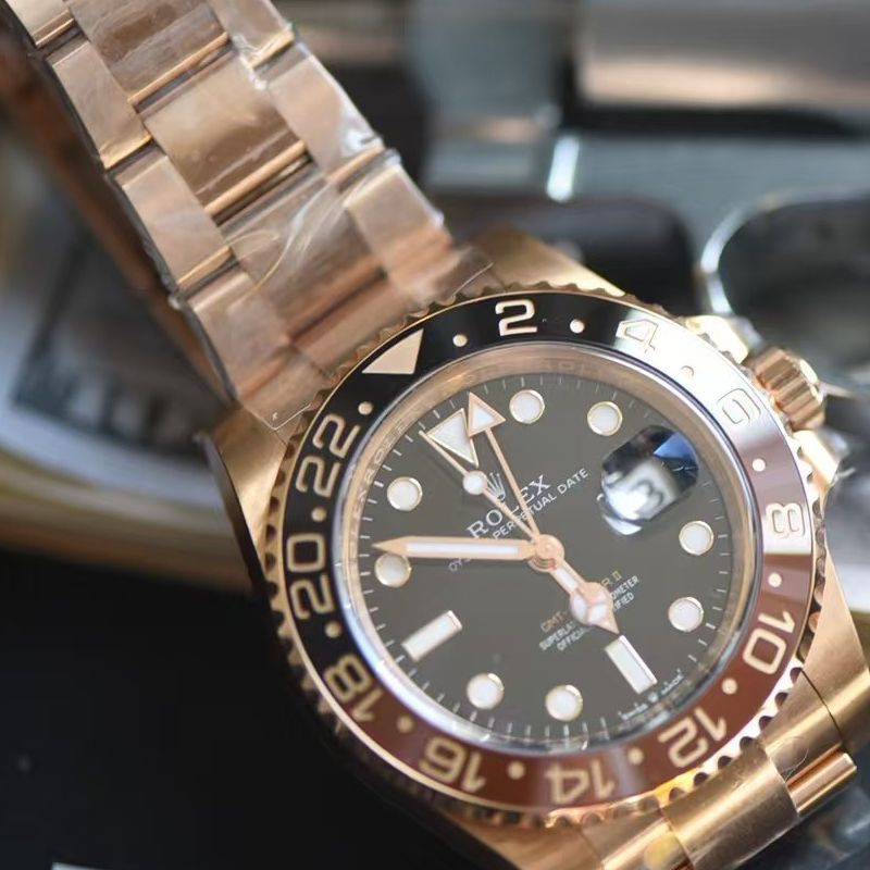 Clean Rolex GMT-Master II Tuhao Gold   imitation  watchm126715chnr-0001 watches 