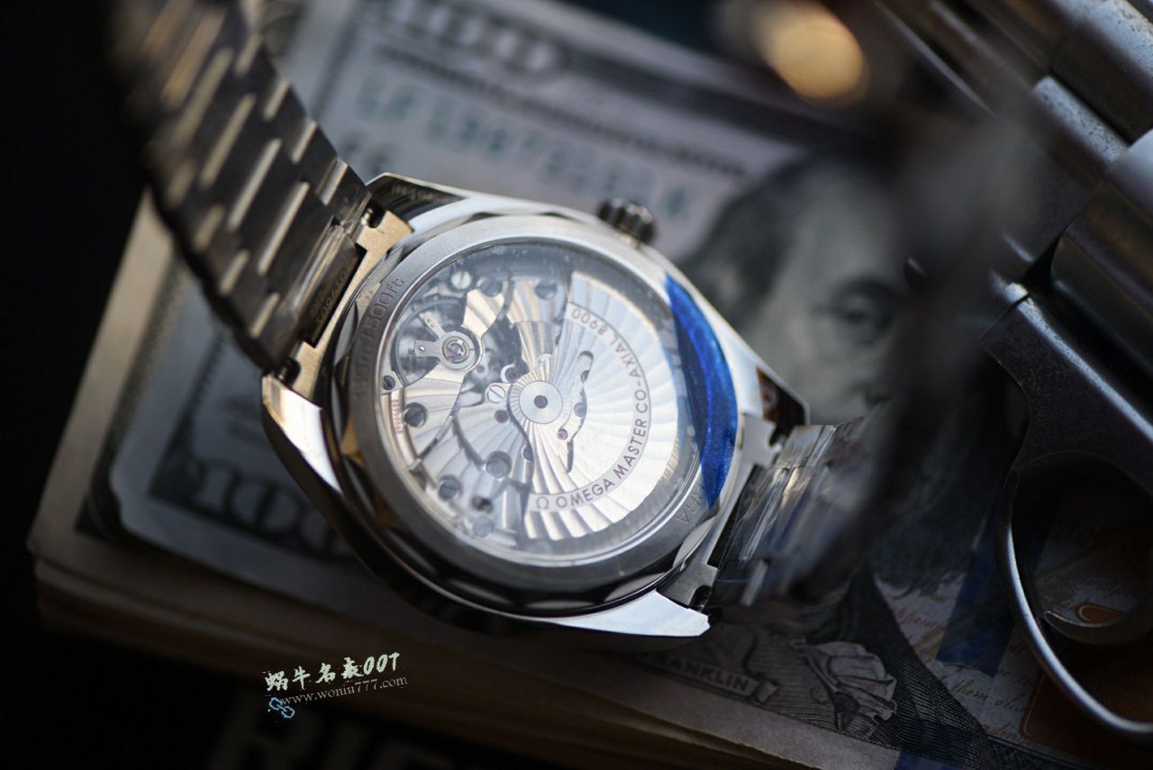 VS Omega  Gradient Turquoise  Seamaster 150TOP replica 220.10.41.21.03.006 watches  / VS826