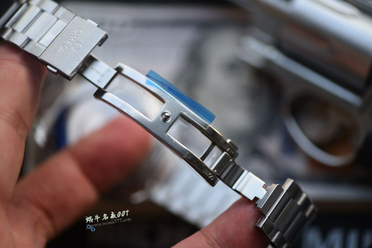 VS Omega  Gradient Turquoise  Seamaster 150TOP replica 220.10.41.21.03.006 watches  / VS826