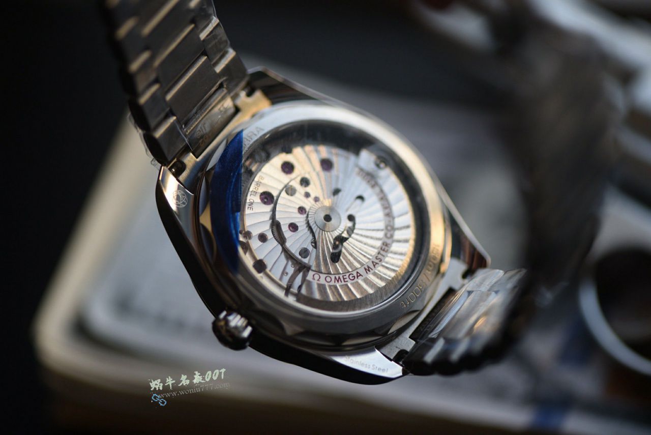 VS Omega  Gradient Turquoise  Seamaster 150TOP replica 220.10.41.21.03.006 watches  / VS826