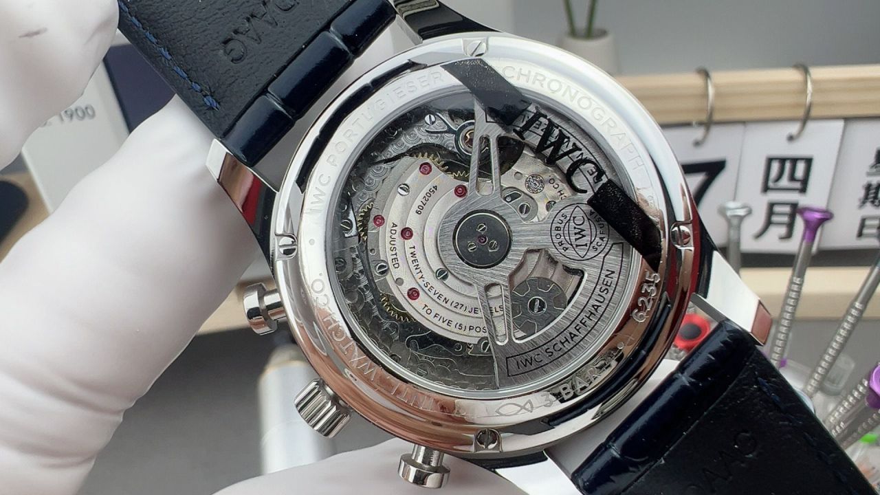 ZFIWC watches Portugal  Back view  Portuguese Timing IW371605 watches  / WG659