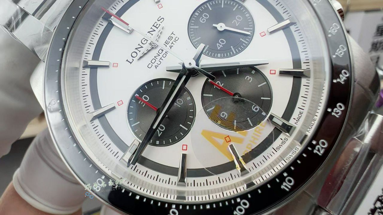 AF Longines Concas  chronography  series L3.835.4.72.6 watches  / L183