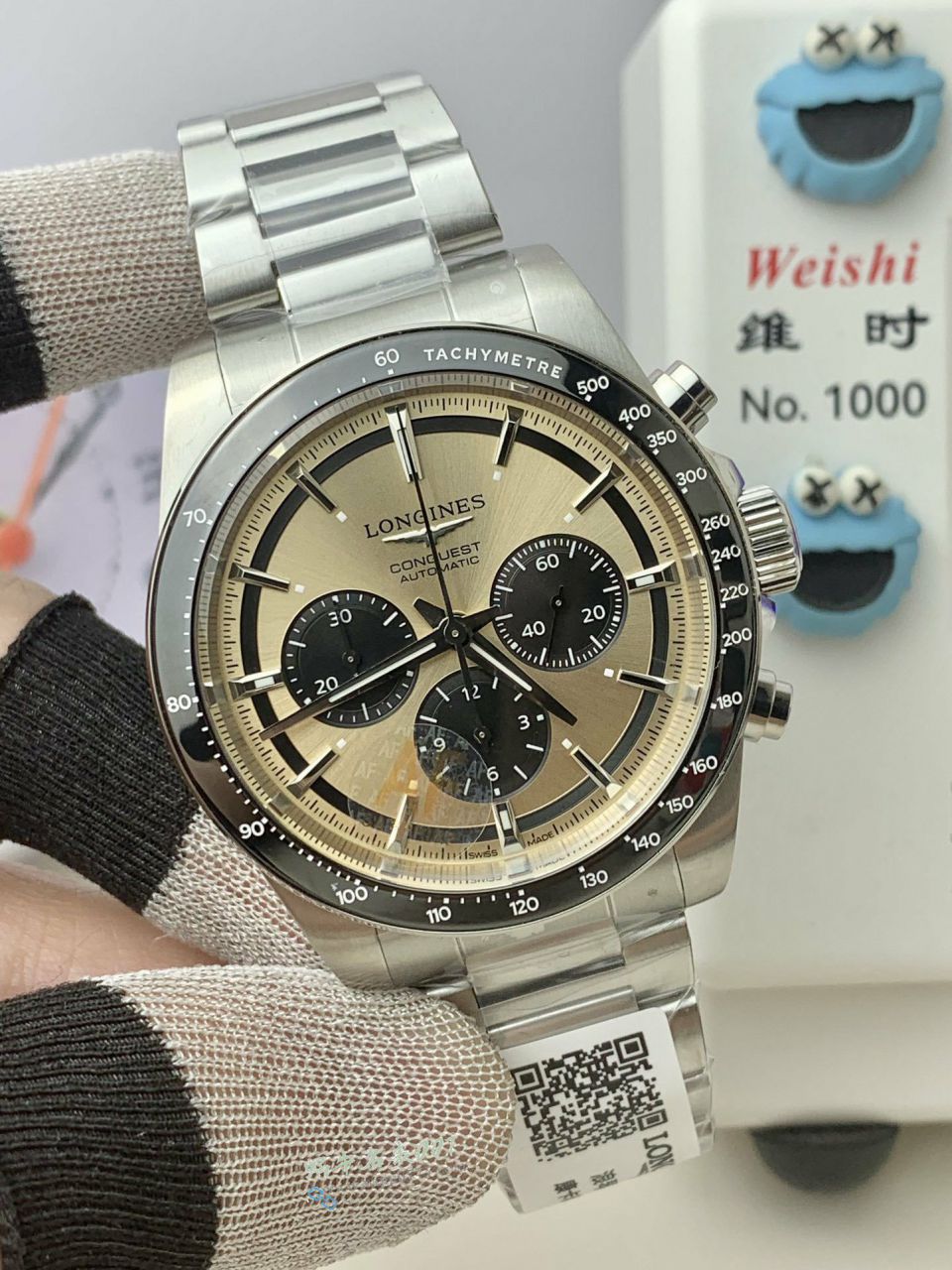 AF Longines Concas  chronography  series L3.835.4.72.6 watches  / L183