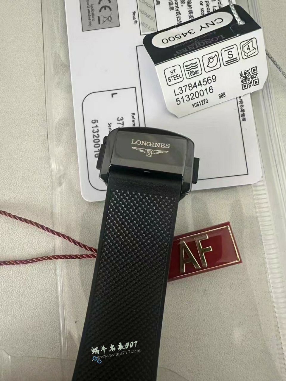 AF Longines Concas 43mm ceramics  replica  watchL3.784.4.56.9 watches  / L185