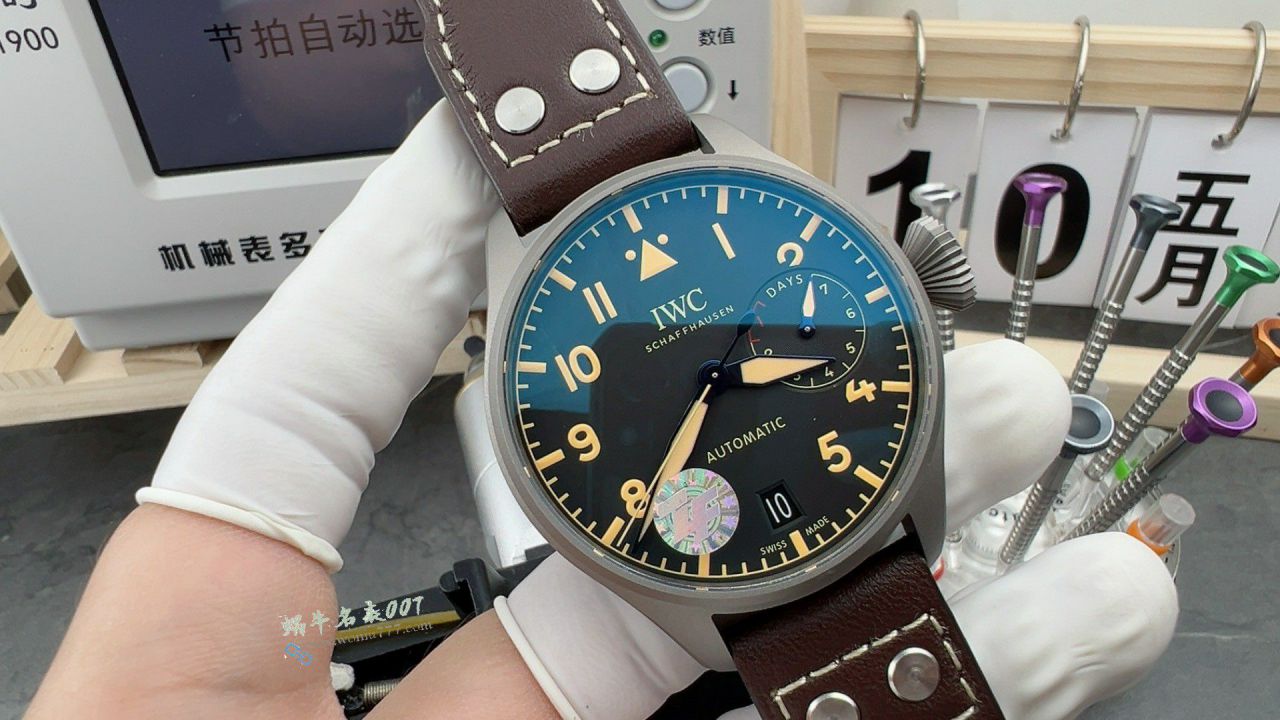 zfIWC Big Pilot  titanium case  watches  / WG661
