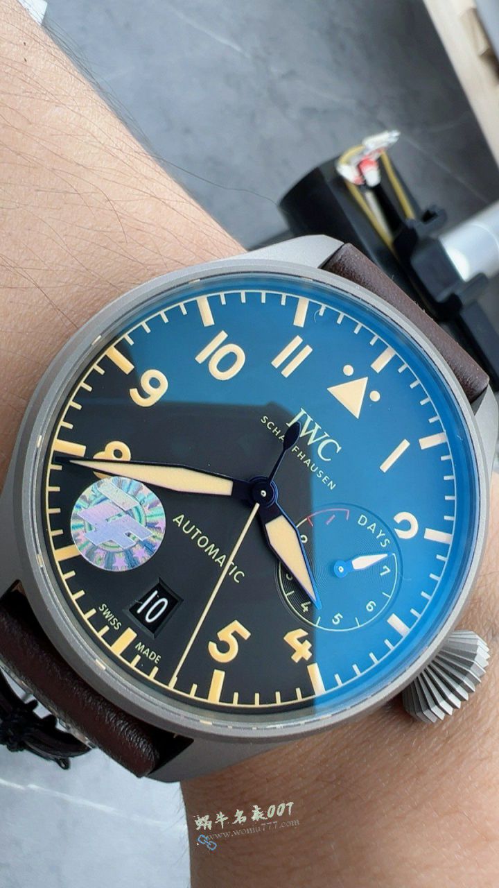 zfIWC Big Pilot  titanium case  watches  / WG661