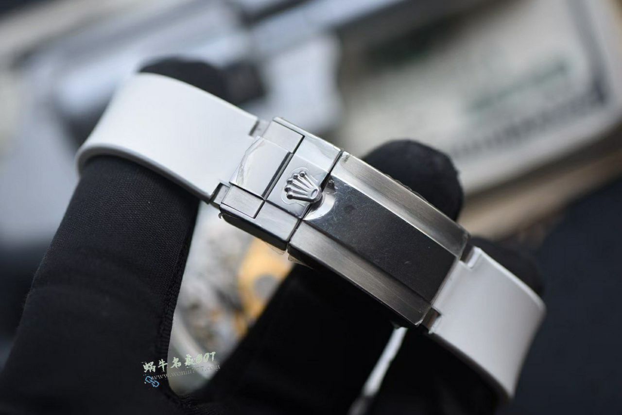  Video review  Advanced   Customized version complete Transparent crystal case  super  Skeleton 4130 Rolex Daytona  watch / R982