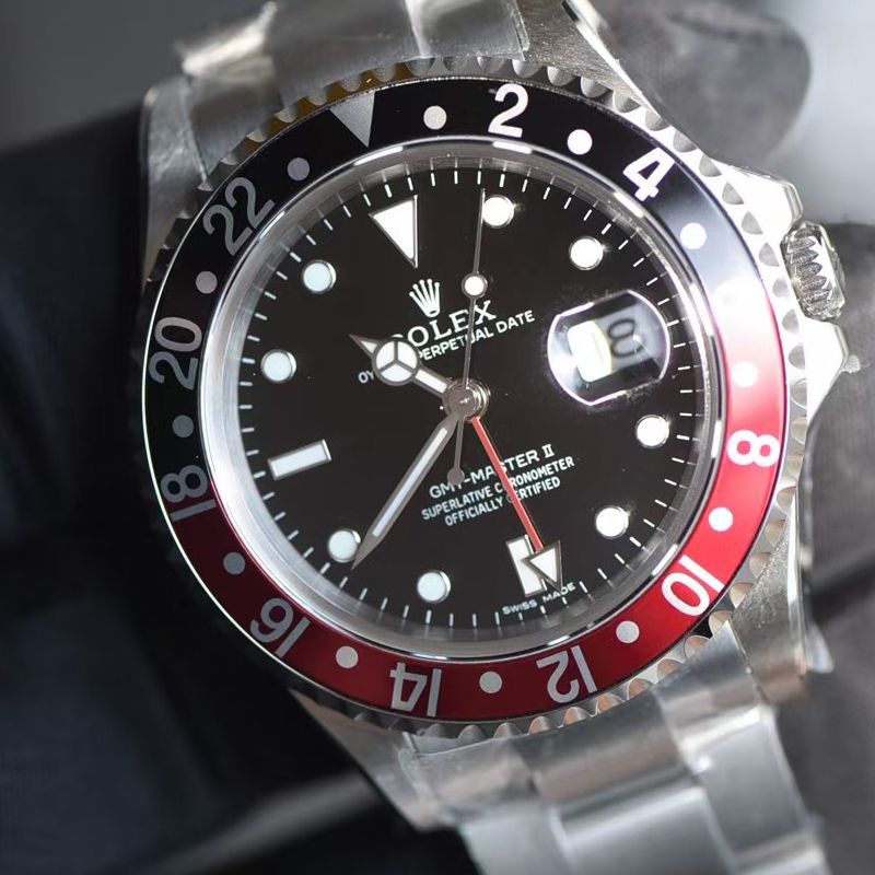  Video review Rolex GMT-Master II series 16710Coke watches ( Retro   Cola Circle  )