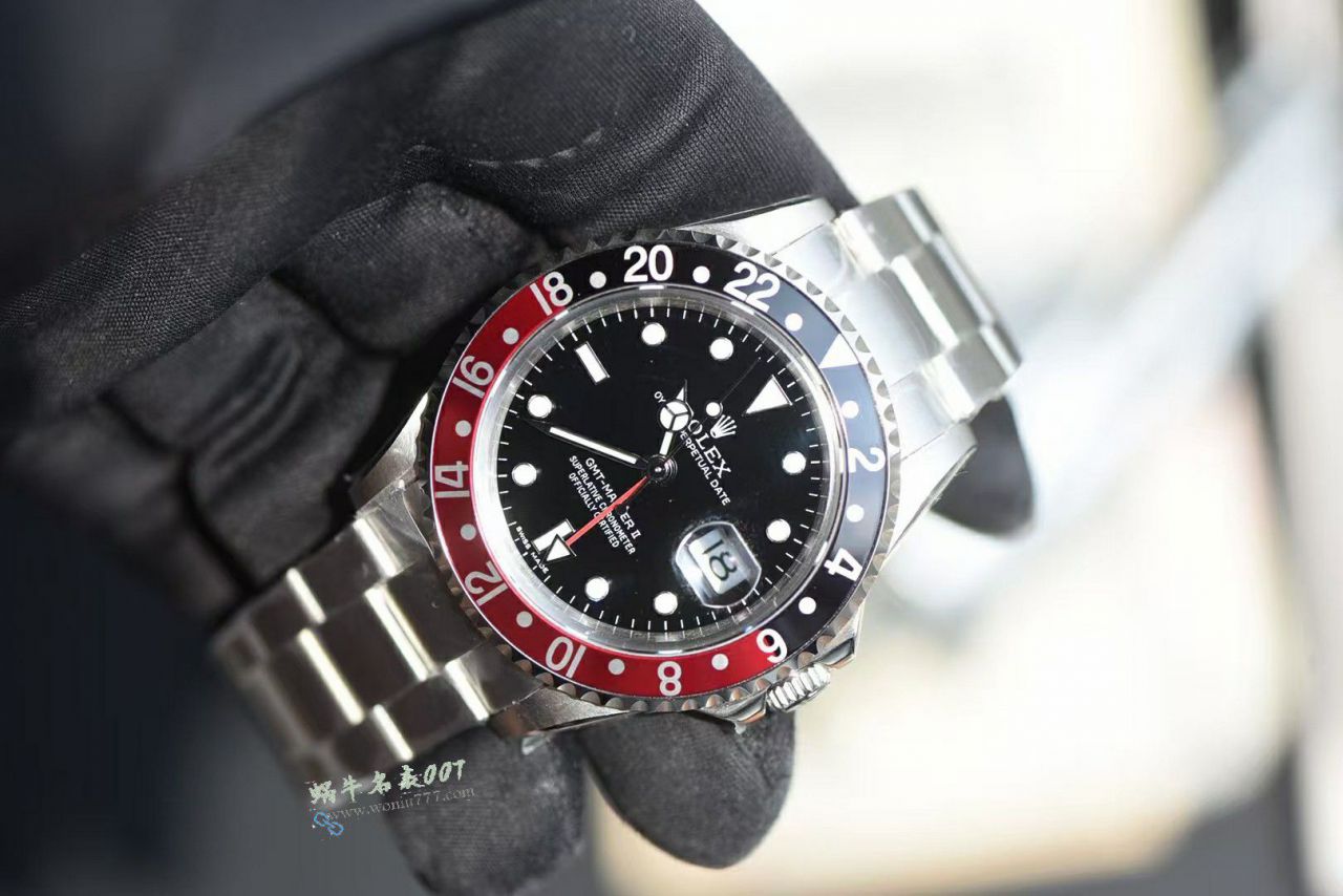  Video review Rolex GMT-Master II series 16710Coke watches ( Retro   Cola Circle  ) / R986