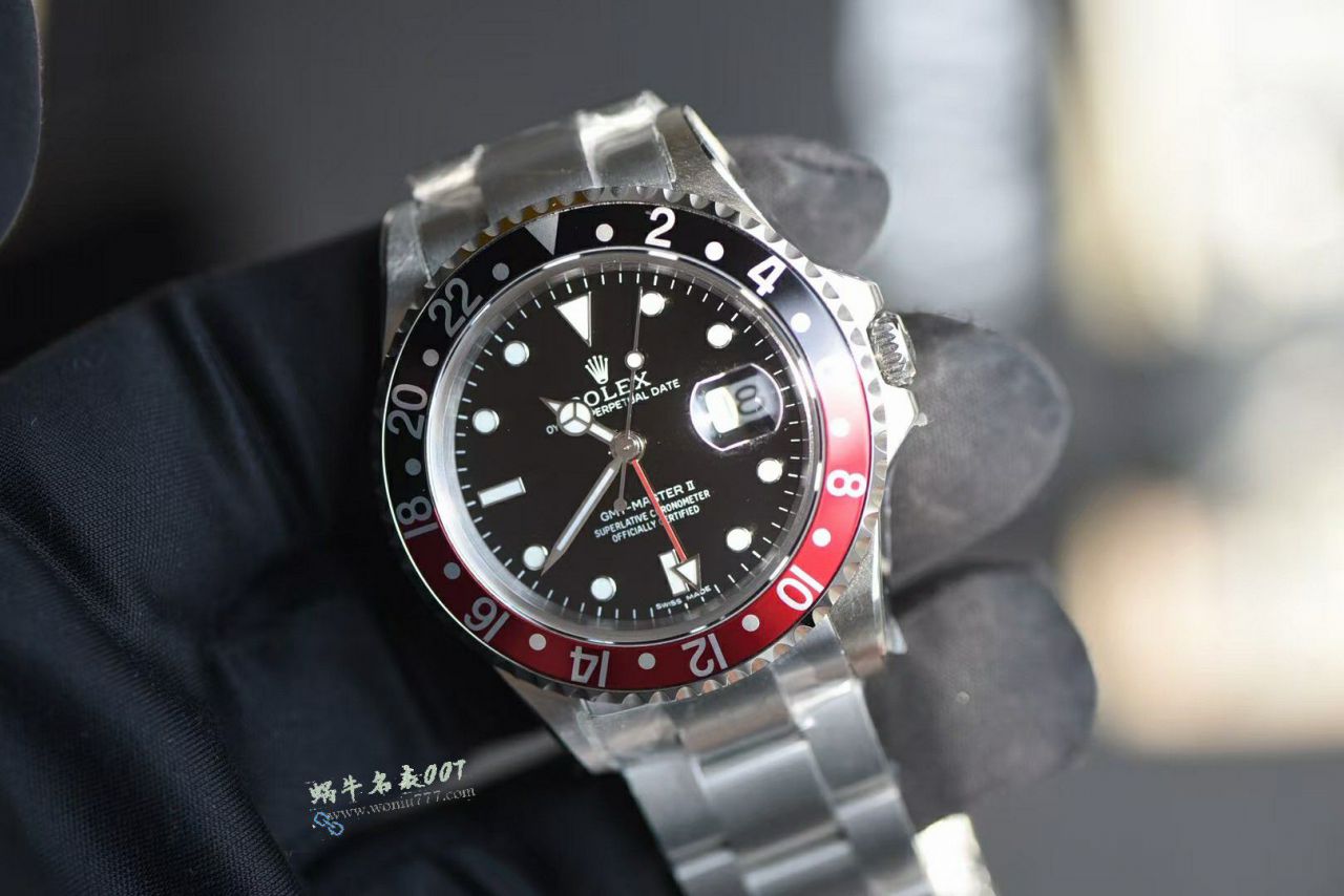  Video review Rolex GMT-Master II series 16710Coke watches ( Retro   Cola Circle  ) / R986