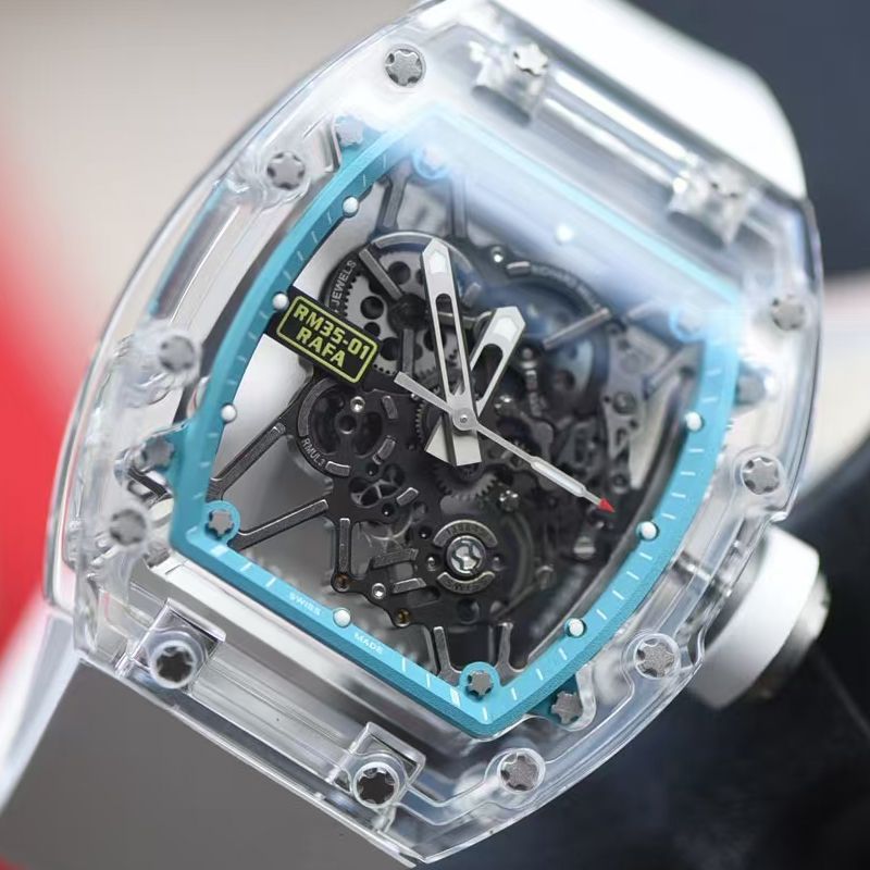 Sonic new product Richard  Miller RM35-01 AET公司 modified 隐藏版 upgrade 水晶玻璃 watches 