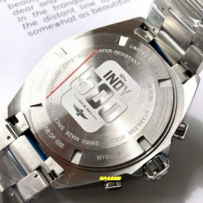 Original Tagheuer,TAG HeuerF1 series  INDY （印第安纳波利斯500 racing  Collaboration 款） quartz movement 表 / TG118