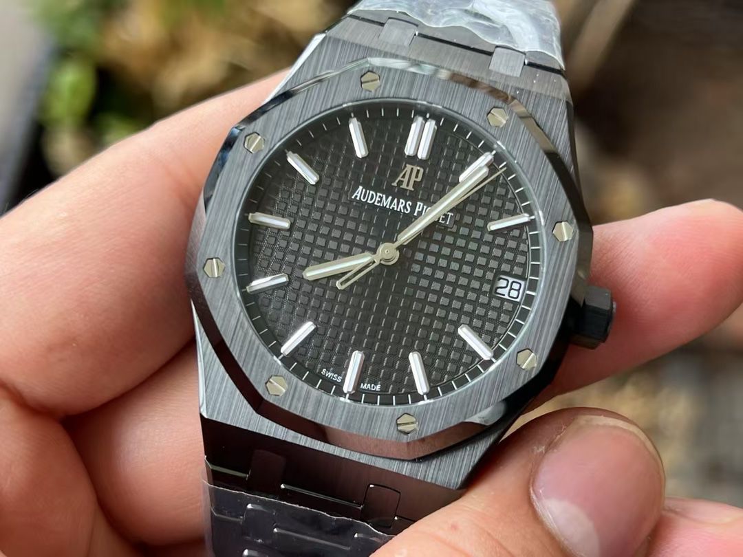 APS new product Audemars Piguetcal.4302 Customized movement 15500 100% ceramic style  watch newest  arrival  / AP322