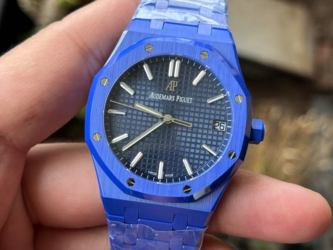 APS new product Audemars Piguetcal.4302 Customized movement 15500 100% ceramic style  watch newest  arrival  / AP322