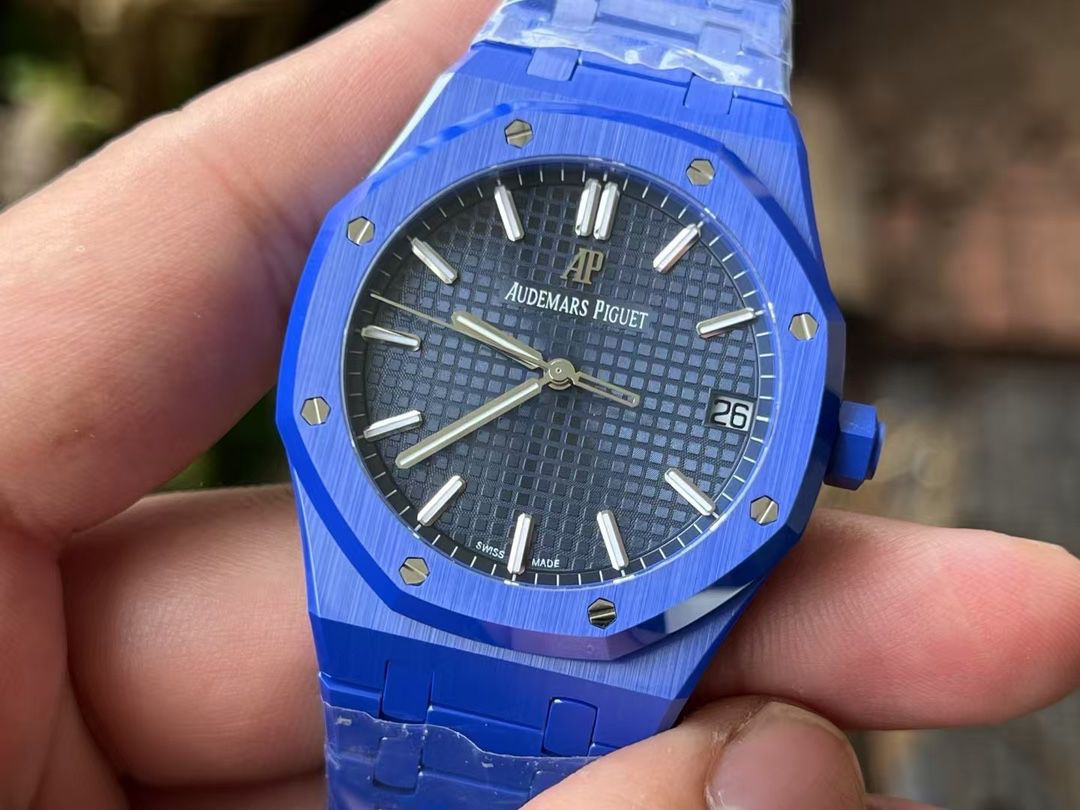 APS new product Audemars Piguetcal.4302 Customized movement 15500 100% ceramic style  watch newest  arrival  / AP322