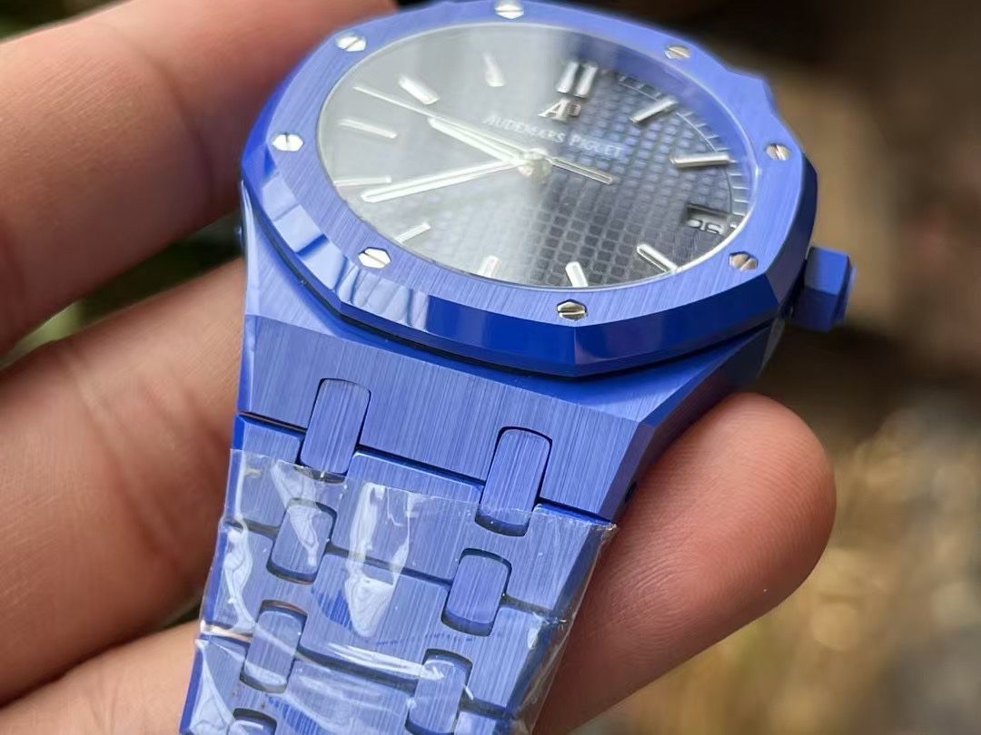 APS new product Audemars Piguetcal.4302 Customized movement 15500 100% ceramic style  watch newest  arrival  / AP322