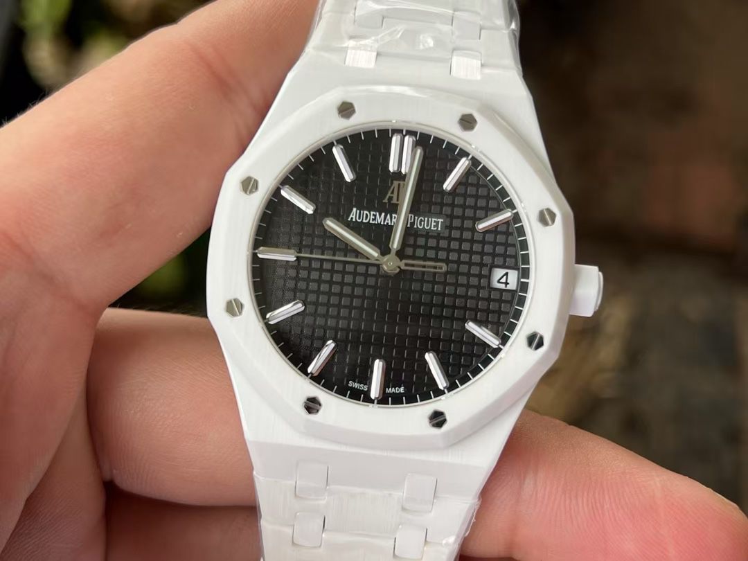 APS new product Audemars Piguetcal.4302 Customized movement 15500 100% ceramic style  watch newest  arrival  / AP322