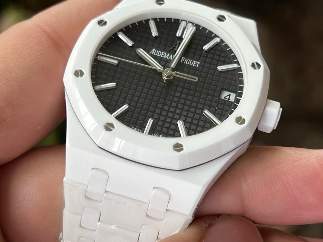 APS new product Audemars Piguetcal.4302 Customized movement 15500 100% ceramic style  watch newest  arrival  / AP322