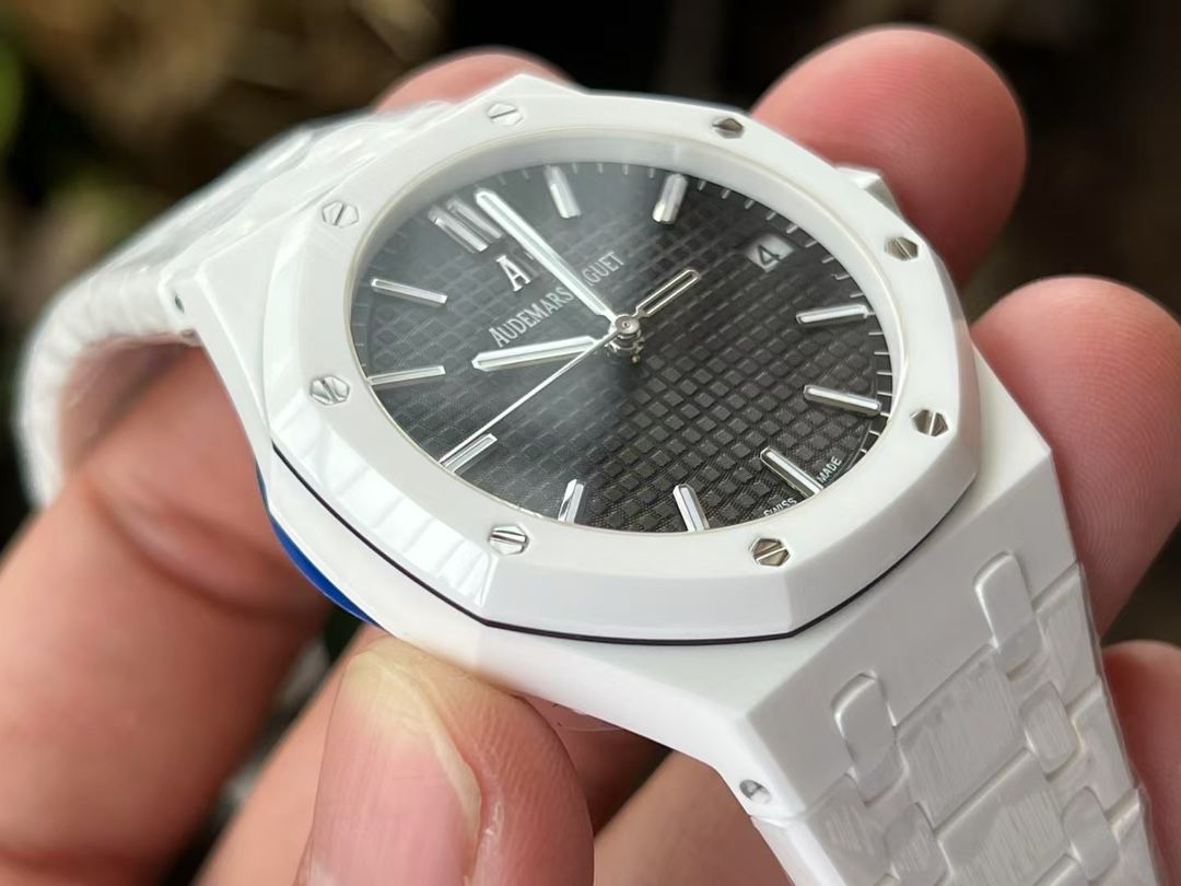 APS new product Audemars Piguetcal.4302 Customized movement 15500 100% ceramic style  watch newest  arrival  / AP322