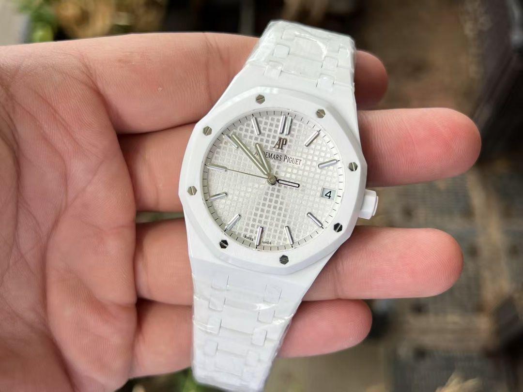 APS new product Audemars Piguetcal.4302 Customized movement 15500 100% ceramic style  watch newest  arrival  / AP322