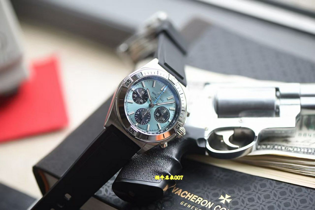  Video review BLS Breitling Mechanical timing movement  series PB0134101C1S1 watches  / BL220