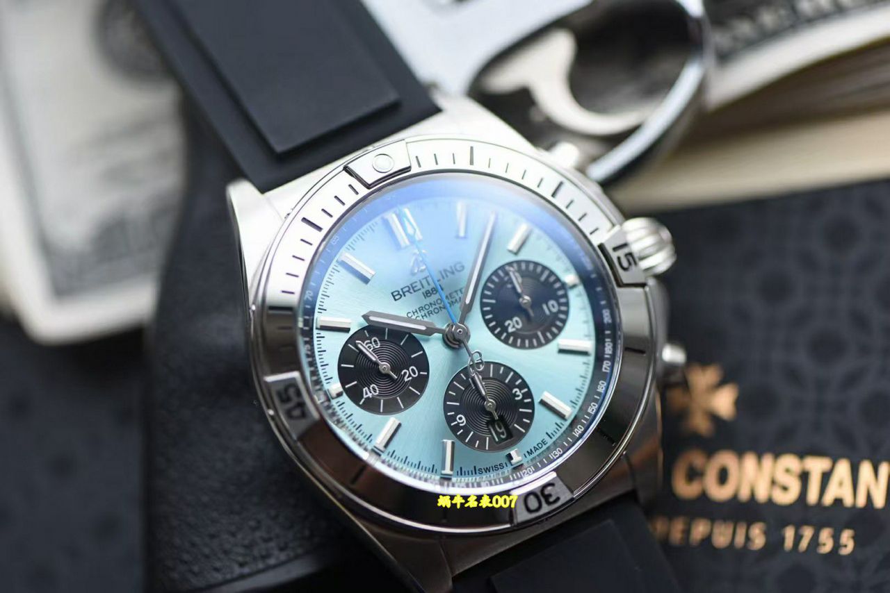  Video review BLS Breitling Mechanical timing movement  series PB0134101C1S1 watches  / BL220