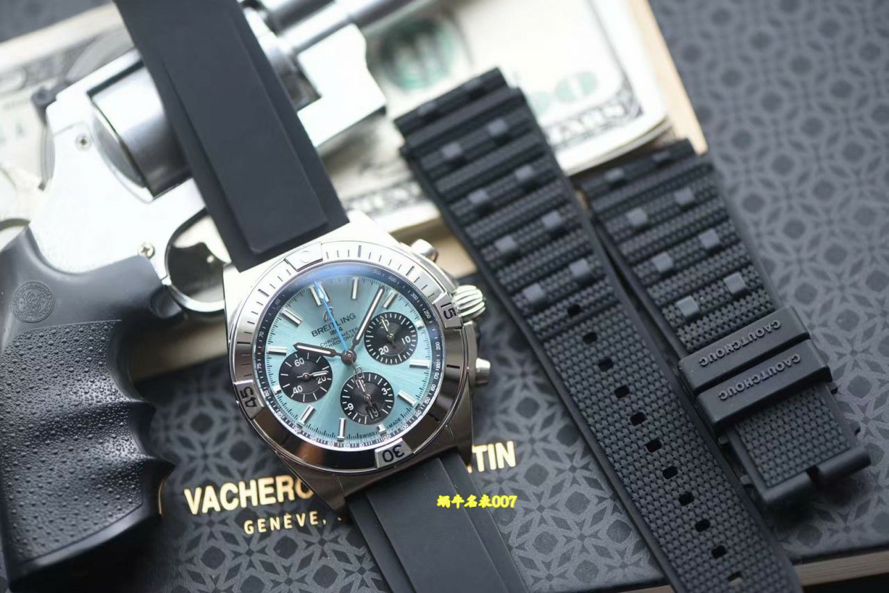  Video review BLS Breitling Mechanical timing movement  series PB0134101C1S1 watches  / BL220