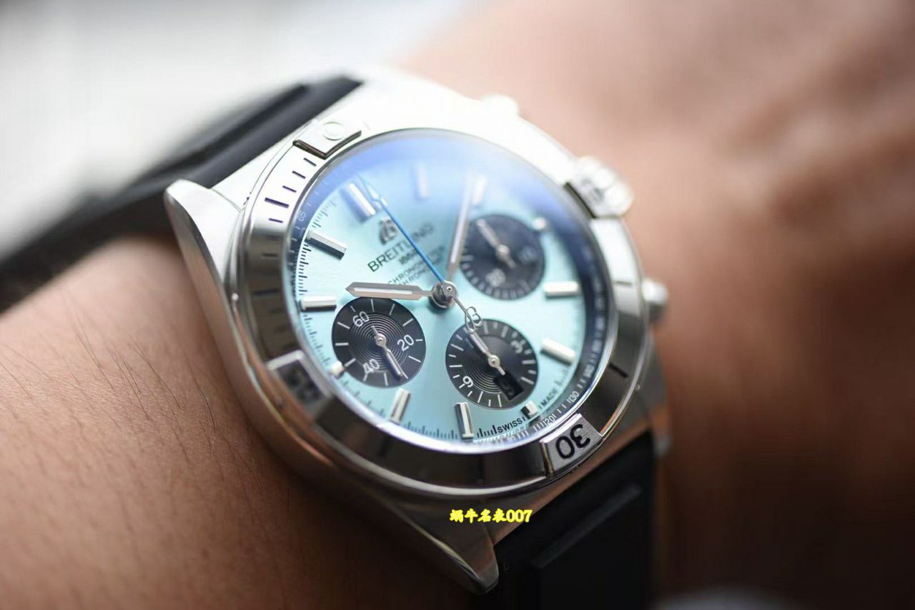  Video review BLS Breitling Mechanical timing movement  series PB0134101C1S1 watches  / BL220