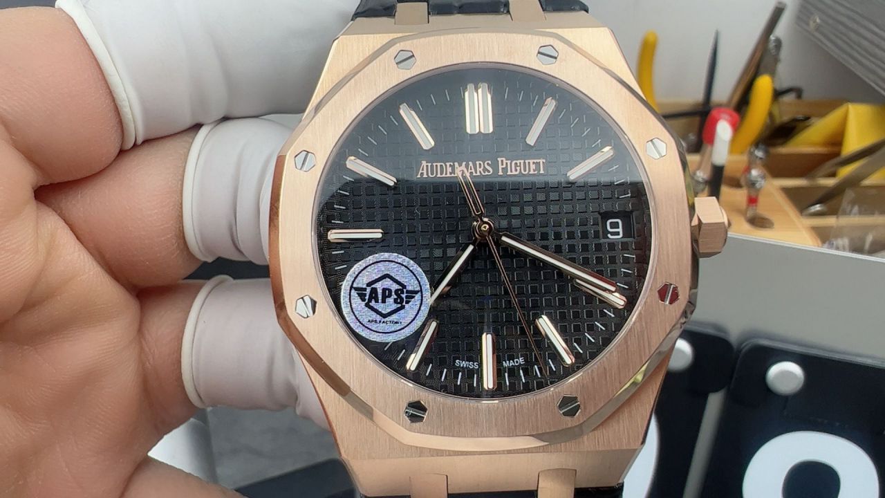 APS Factory Audemars Piguet Royal Oak  replica  watch15510OR.OO.D002CR.02 watches  / AP328