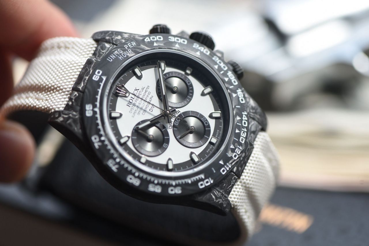  industry Highest Version Diw  Customized version ROLEX  Daytona  replica imitation  watch complete carbon fiber case  / R929