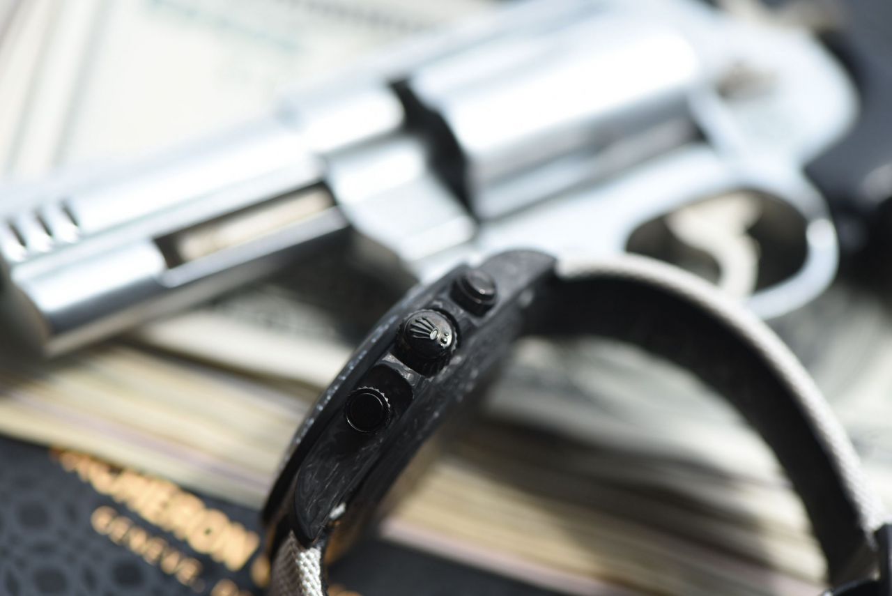  industry Highest Version Diw  Customized version ROLEX  Daytona  replica imitation  watch complete carbon fiber case  / R929