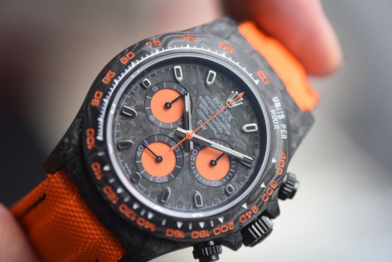  industry Highest Version Diw  Customized version ROLEX  Daytona  replica imitation  watch complete carbon fiber case  / R929