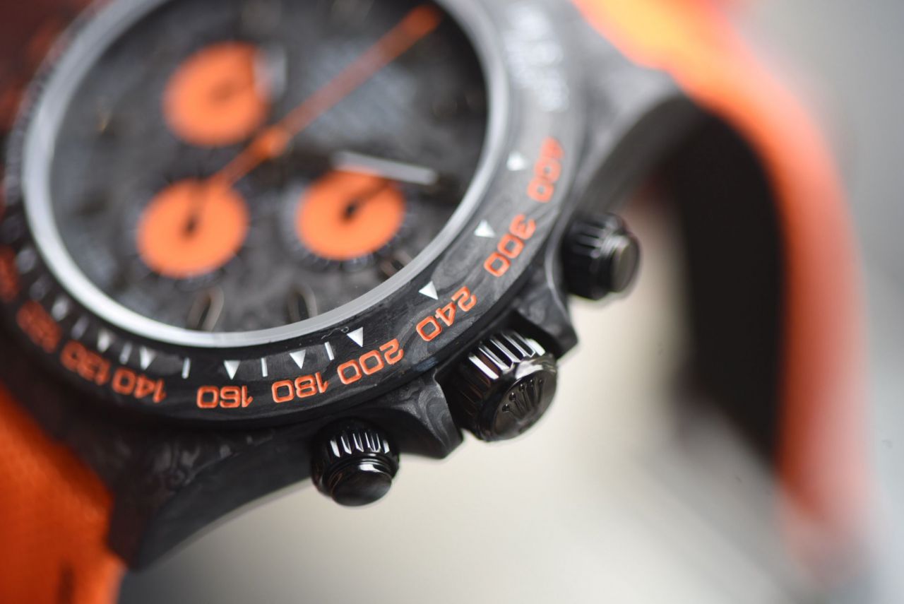  industry Highest Version Diw  Customized version ROLEX  Daytona  replica imitation  watch complete carbon fiber case  / R929