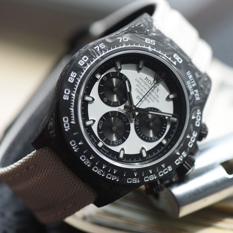 N Factory  industry Highest Version Diw  Customized version ROLEX  Daytona  complete carbon fiber case  watches 