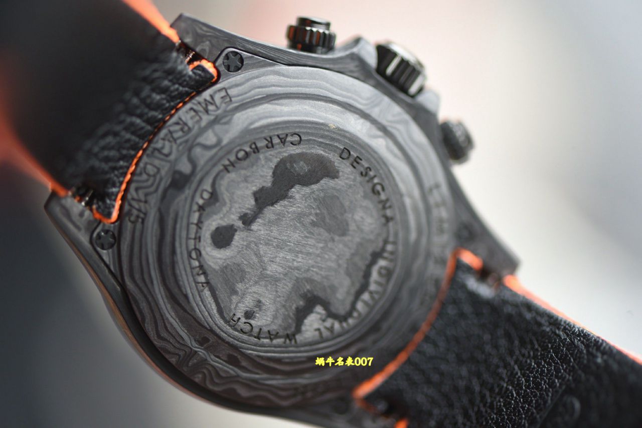 N Factory  industry Highest Version Diw  Customized version ROLEX  Daytona  complete carbon fiber case  watches  / R987