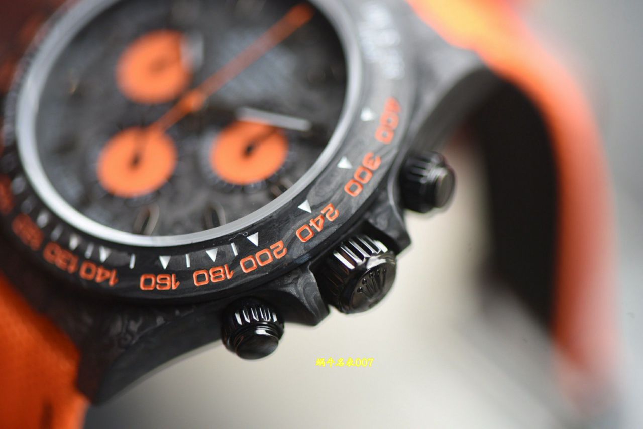 N Factory  industry Highest Version Diw  Customized version ROLEX  Daytona  complete carbon fiber case  watches  / R988