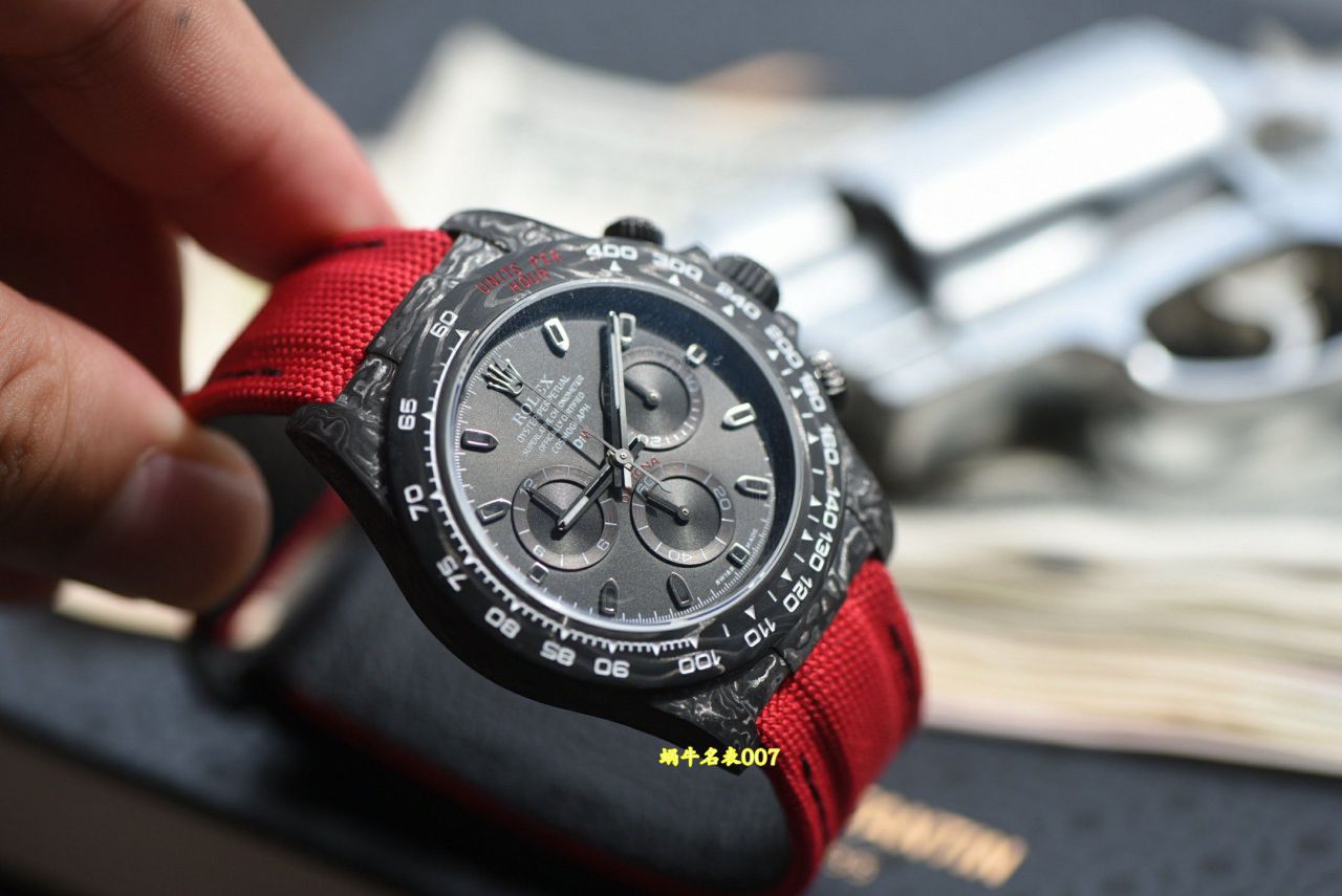 N Factory  industry Highest Version Diw  Customized version ROLEX  Daytona  complete carbon fiber case  watches  / R991