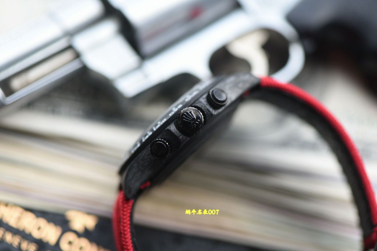 N Factory  industry Highest Version Diw  Customized version ROLEX  Daytona  complete carbon fiber case  watches  / R991